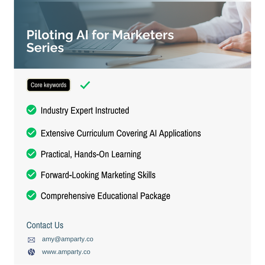 Piloting AI for Marketers Series