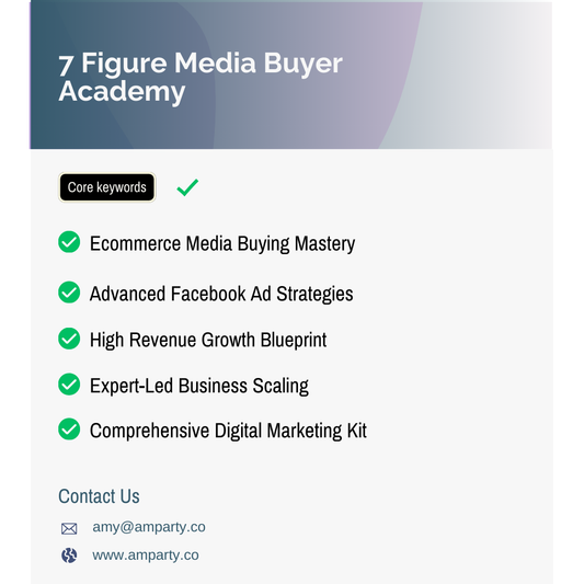 7 Figure Media Buyer Academy