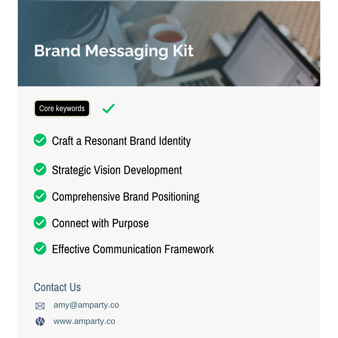    Build Your Brand's Identity with Our Brand Messaging Kit
