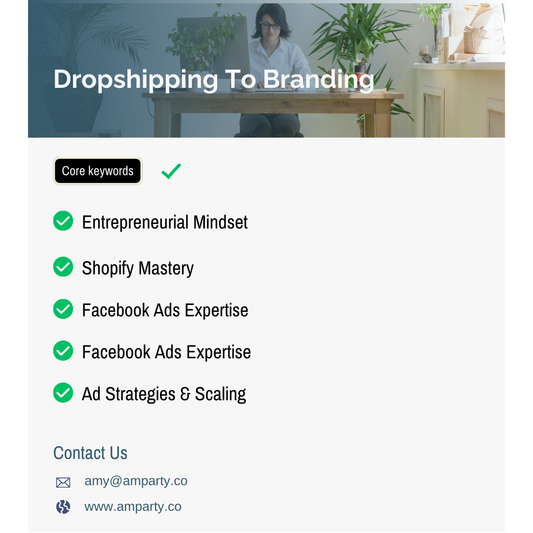 Dropshipping To Branding,Entrepreneurial Mindset