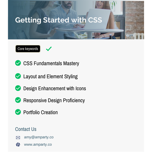    Master Web Design: Getting Started with CSS Course for Modern Layouts
