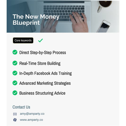    The New Money Blueprint – Shopify & Facebook Ads Mastery Course