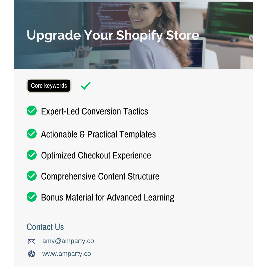    Shopify Conversion Masterclass: Boost Sales with Expert Strategies