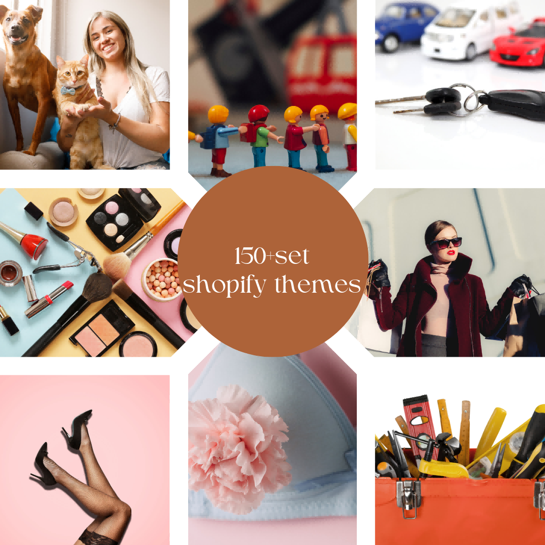    "Premium Shopify Theme Bundle – 150+ Customizable Designs